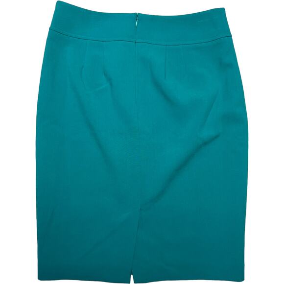 LOFT Teal Pencil Skirt Size 2 NWT Professional Office Wear - Picture 10 of 12